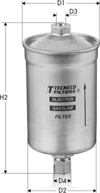 Tecneco Filters IN96 - Топливный фильтр autodif.ru
