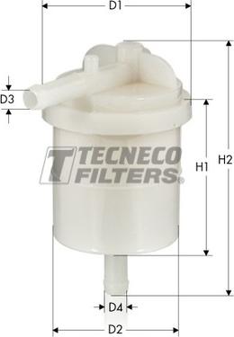 Tecneco Filters IN4143 - Топливный фильтр autodif.ru
