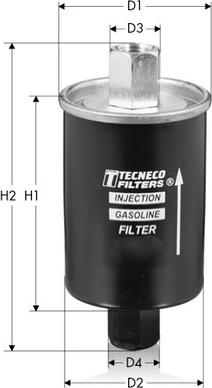 Tecneco Filters IN60 - Топливный фильтр autodif.ru