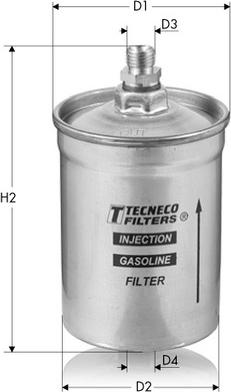 Tecneco Filters IN91 - Топливный фильтр autodif.ru