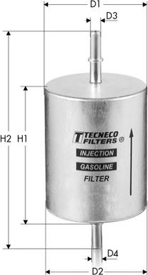 Tecneco Filters IN32 - Топливный фильтр autodif.ru