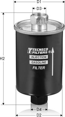 Tecneco Filters IN3727 - Топливный фильтр autodif.ru