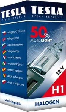 TESLA B30101 - TESLA H1 55W лампа автомобильная галогенная +50% 12V autodif.ru