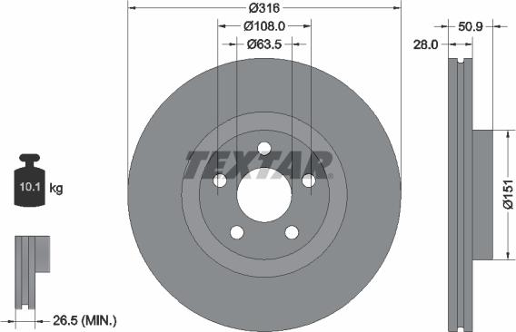 Textar 92317203 - Дисковый тормозной механизм, комплект autodif.ru