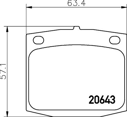 Textar 2064301 - Тормозные колодки, дисковые, комплект autodif.ru