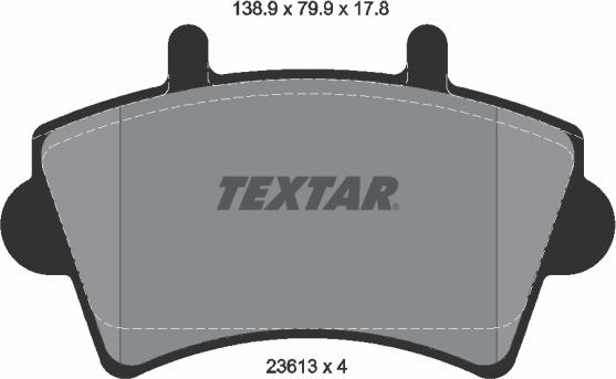 Textar 89007800 - Дисковый тормозной механизм, комплект autodif.ru
