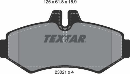 Textar 2302101 - Колодки тормозные дисковые с противошумной пластиной Q+ зад autodif.ru