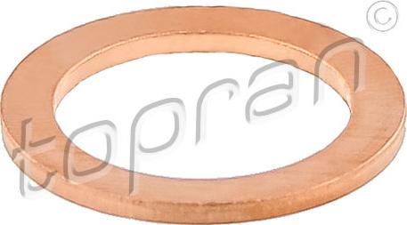 Topran 104 474 - Уплотнительное кольцо, резьбовая пробка маслосливного отверстия autodif.ru
