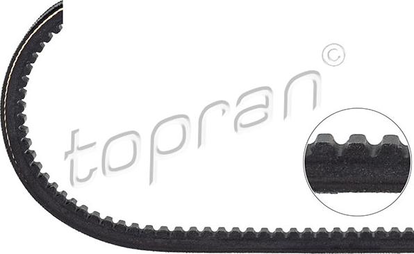 Topran 201 086 - Клиновой ремень, поперечные рёбра autodif.ru