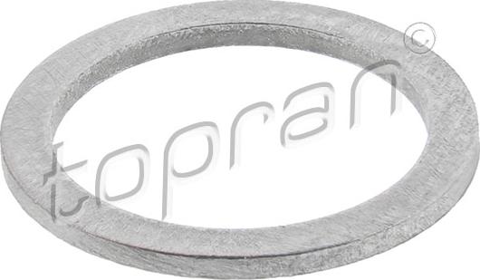 Topran 108 647 - Уплотнительное кольцо, резьбовая пробка маслосливного отверстия autodif.ru