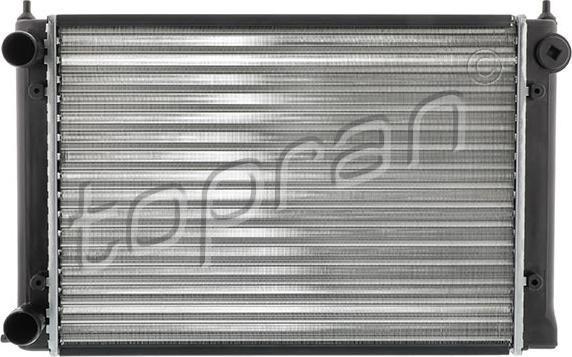 Topran 102 726 - Радиатор, охлаждение двигателя autodif.ru