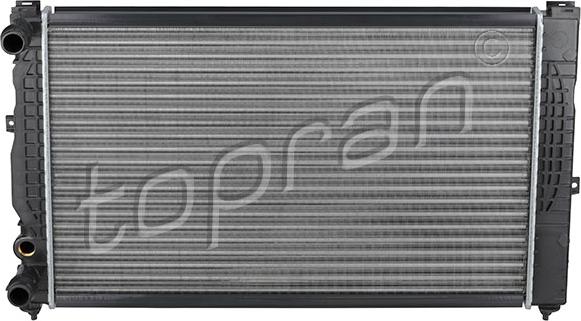 Topran 107 151 - Радиатор, охлаждение двигателя autodif.ru