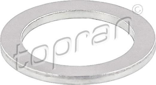 Topran 110 600 - Уплотнительное кольцо, резьбовая пробка маслосливного отверстия autodif.ru