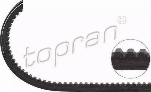 Topran 100 729 - Клиновой ремень, поперечные рёбра autodif.ru