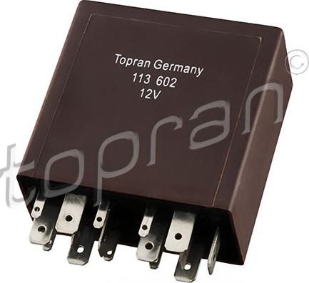 Topran 113602 - Реле, интервал включения стеклоочистителя autodif.ru