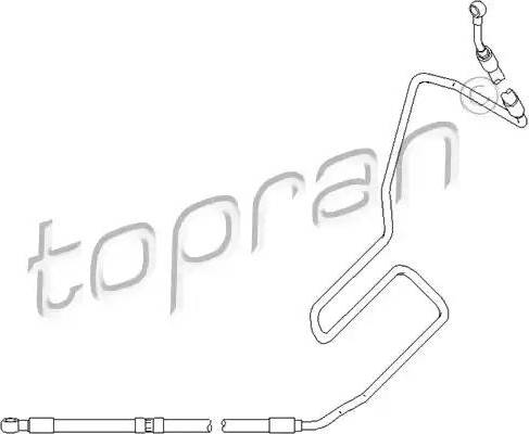 Topran 113 357 - Гидравлический шланг, рулевое управление autodif.ru