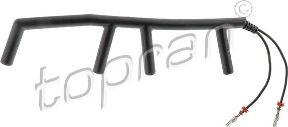 Topran 120 014 - Ремонтный комплект кабеля, свеча накаливания autodif.ru