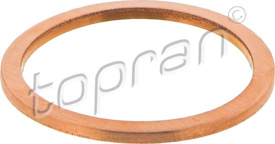 Topran 207 582 - Уплотнительное кольцо, резьбовая пробка маслосливного отверстия autodif.ru