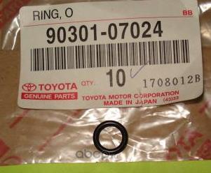 TOYOTA 9030107024 - кольцо уплотнительное топливной форсунки!\ Toyota Avensis 03-08 autodif.ru