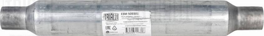 Trialli ESM 505501 - Средний глушитель выхлопных газов, универсальный autodif.ru