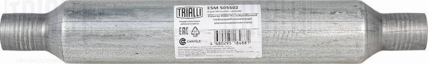 Trialli ESM 505502 - Средний глушитель выхлопных газов, универсальный autodif.ru