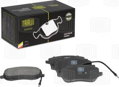 Trialli PF 4202 - Тормозные колодки, дисковые, комплект autodif.ru