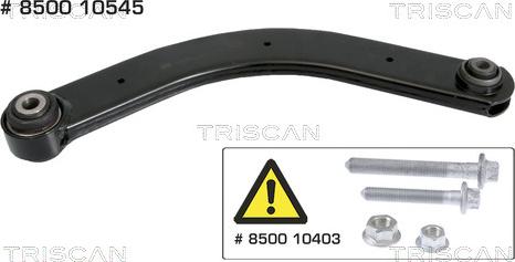 Triscan 8500 10545 - Рычаг подвески колеса autodif.ru