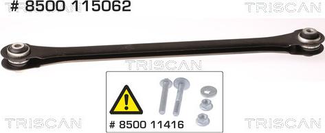 Triscan 8500 115062 - Тяга / стойка, подвеска колеса autodif.ru