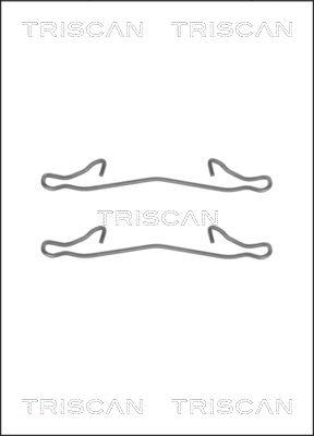 Triscan 8105 161563 - Комплектующие для колодок дискового тормоза autodif.ru