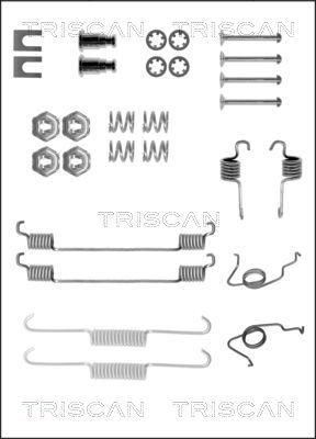 Triscan 8105 162330 - Комплектующие, барабанный тормозной механизм autodif.ru