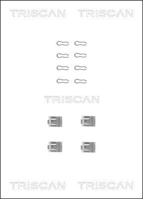 Triscan 8105 101507 - Комплектующие для колодок дискового тормоза autodif.ru