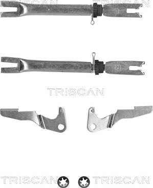 Triscan 8105 103008 - Комплект регулятора, барабанный тормозной механизм autodif.ru