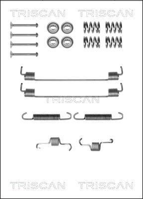 Triscan 8105 102596 - Комплектующие, барабанный тормозной механизм autodif.ru