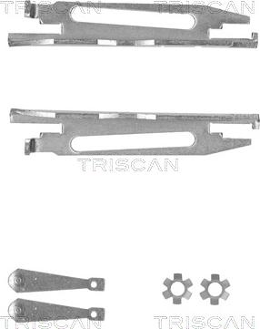 Triscan 8105 293001 - Комплект регулятора, барабанный тормозной механизм autodif.ru