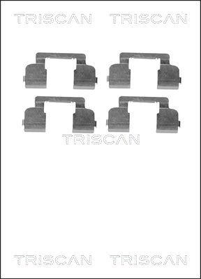 Triscan 8105 251597 - Комплектующие для колодок дискового тормоза autodif.ru
