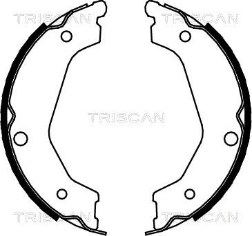 Triscan 8100 18004 - Комплект тормозов, ручник, парковка autodif.ru