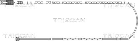Triscan 8115 11018 - Сигнализатор, износ тормозных колодок autodif.ru