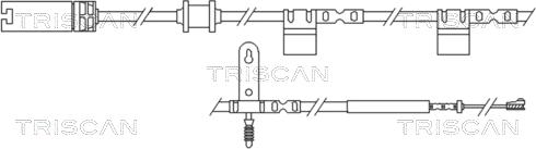 Triscan 8115 17018 - Сигнализатор, износ тормозных колодок autodif.ru