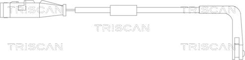 Triscan 8115 24020 - Сигнализатор, износ тормозных колодок autodif.ru