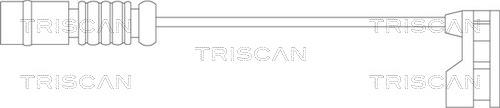 Triscan 8115 23018 - Сигнализатор, износ тормозных колодок autodif.ru