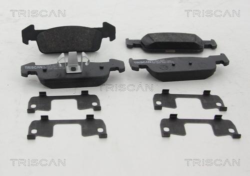 Triscan 8110 25045 - Тормозные колодки, дисковые, комплект autodif.ru