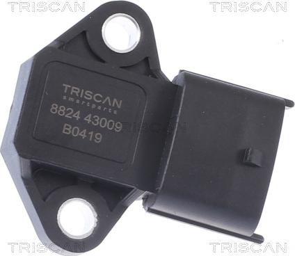 Triscan 8824 43009 - Датчик, давление во впускной трубе autodif.ru