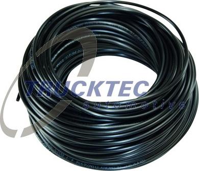 Trucktec Automotive 54.06.001 - Трубка пластик D6/4x1mm (1шт=1метр) черный пневмо/топл/охлажд/масл системы DIN74324 autodif.ru