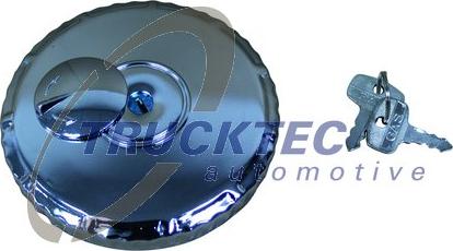 Trucktec Automotive 01.38.041 - Пробка топливного бака D80 мет/пл (2лепестка с замком) autodif.ru