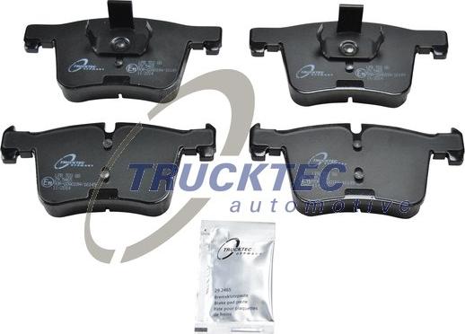 Trucktec Automotive 08.34.154 - Тормозные колодки, дисковые, комплект autodif.ru