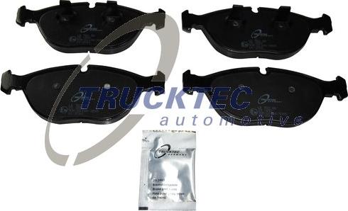 Trucktec Automotive 08.34.108 - Тормозные колодки, дисковые, комплект autodif.ru