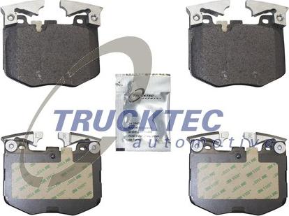 Trucktec Automotive 08.35.244 - Тормозные колодки, дисковые, комплект autodif.ru