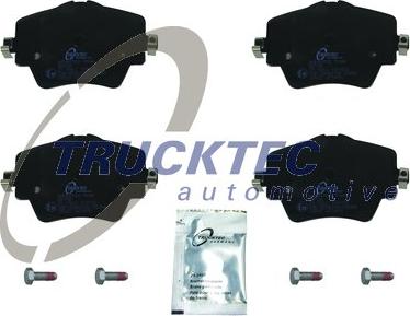 Trucktec Automotive 08.35.203 - Тормозные колодки, дисковые, комплект autodif.ru