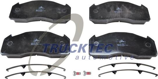 Trucktec Automotive 03.35.033 - Тормозные колодки, дисковые, комплект autodif.ru