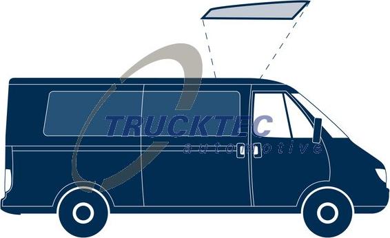 Trucktec Automotive 02.54.056 - Прокладка, сдвигаемая панель крыши autodif.ru